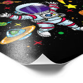 Weltraumgeschenk für Sci Fi Kinder - Jungen & Mädc Fotodruck (Ecke)