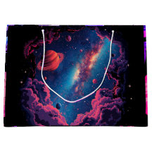 Weltraumgeschenktasche Himmelsgalaxie Sterne