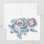 Weltraumgesetz 1986 postkarte (Vorne/Hinten)
