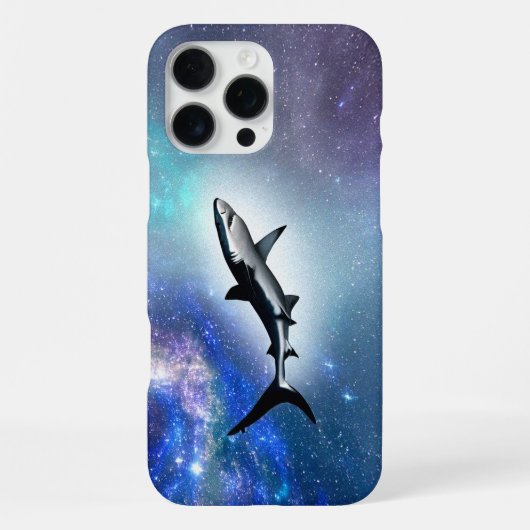 Weltraumhai iPhone Hülle (Rückseite)