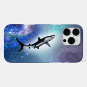 Weltraumhai iPhone Hülle (Rückseite (Horizontal))