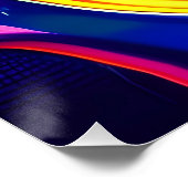 Weltraumharmonie Poster (Ecke)