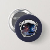 Weltraumhelm Button (Vorne & Hinten)