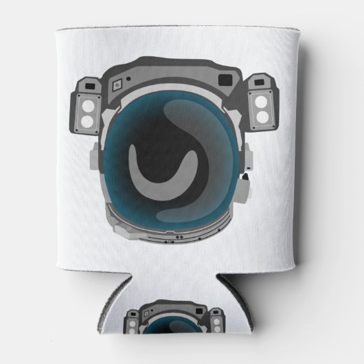 Weltraumhelm Dosenkühler (Vorderseite)