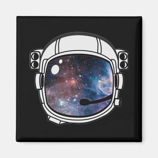 Weltraumhelm Magnet (Vorne)