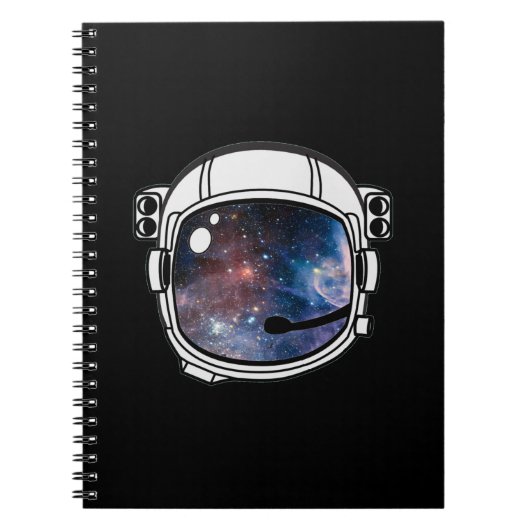 Weltraumhelm Notizblock (Vorderseite)
