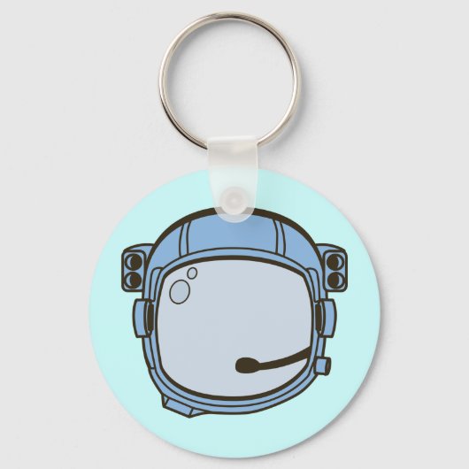 Weltraumhelm Schlüsselanhänger (Vorderseite)