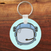 Weltraumhelm Schlüsselanhänger (Vorderseite)
