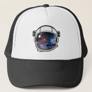 Weltraumhelm Truckerkappe