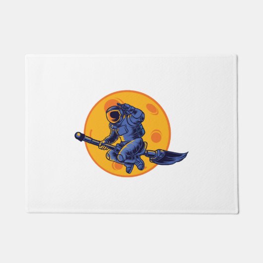 Weltraumhexe Fußmatte (Vorderseite)