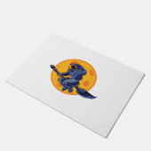 Weltraumhexe Fußmatte (Schrägansicht)