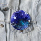 Weltraumhintergrund mit Sternen Button (Beispiel)