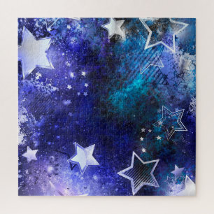 Weltraumhintergrund mit Sternen Puzzle