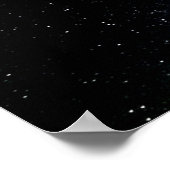 Weltraumhintergrund Poster (Ecke)