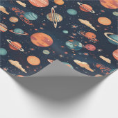 Weltraumholpapier Geschenkpapier (Ecke)