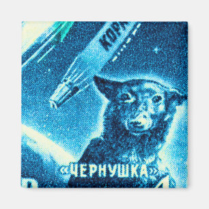 Weltraumhund Magnet