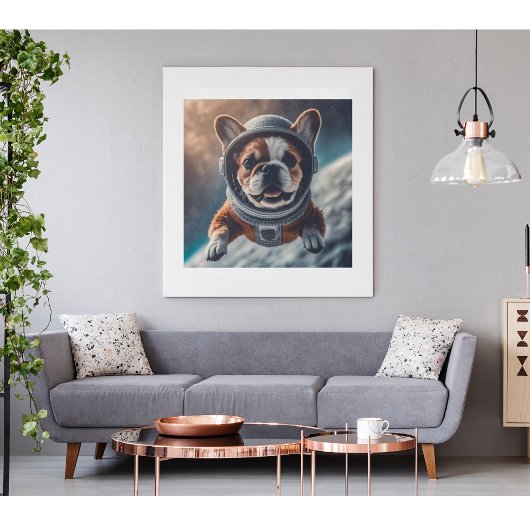 Weltraumhund Poster