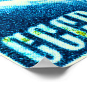 Weltraumhund Poster (Ecke)