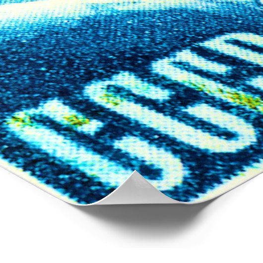 Weltraumhund Poster (Ecke)