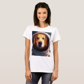 Weltraumhund T-Shirt (Vorne ganz)