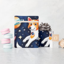 Weltraumhunde Planeten Galaxie-Universum