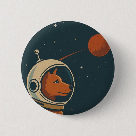 WELTRAUMHUNDE RADIO - LOGO26 BUTTON (Vorderseite)