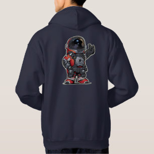 Weltraumingenieure Cartoon Hoodie - Red