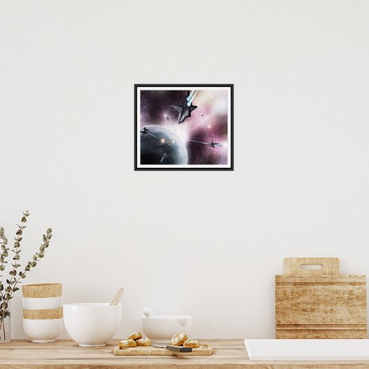 Weltrauminvasion Poster (Küche)