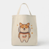 Weltraumjunge Adventure Tote Bag - Astronaut Dog Tragetasche (Rückseite)