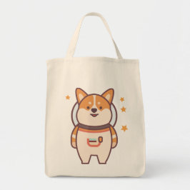 Weltraumjunge Adventure Tote Bag - Astronaut Dog Tragetasche