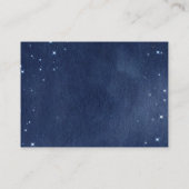 Weltraumjunge Babyduschmaschine für Kleinkinder -  Begleitkarte (Rückseite)