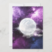 Weltraumjunge's Birthday Bash Sweet 16 Einladung (Rückseite)