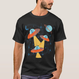 Weltraumkadetten aus dem Atomzeitalter in Retro Fl T-Shirt