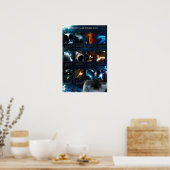 Weltraumkalender 2005 poster (Küche)