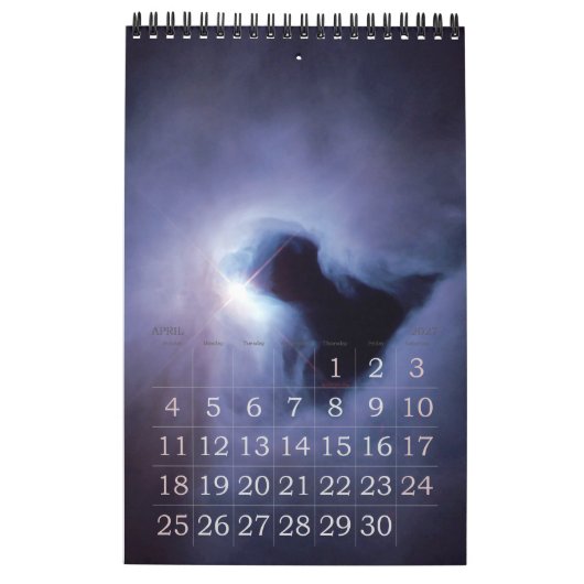Weltraumkalender Kalender (Apr 2027)