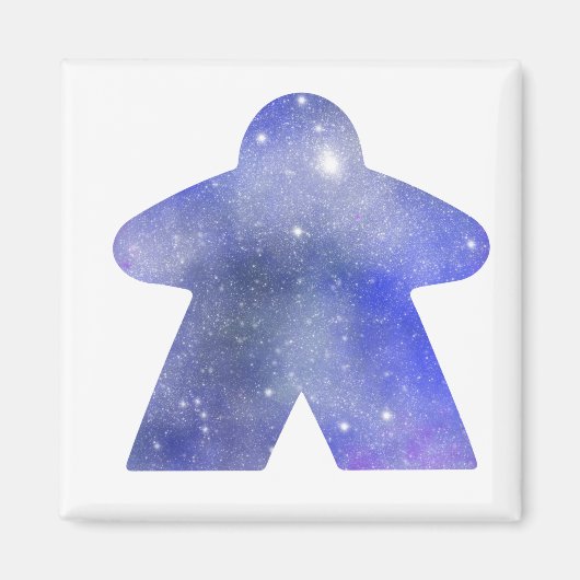 Weltraumkapsel in Blau Magnet (Vorne)