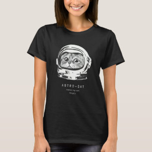 Weltraumkatze Astronaut Katzen Kosmische Reissende T-Shirt