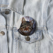 Weltraumkatze Button (Beispiel)
