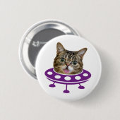 Weltraumkatze Button (Vorne & Hinten)