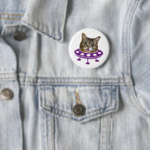 Weltraumkatze Button (Beispiel)