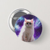 Weltraumkatze Button (Vorne & Hinten)