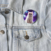 Weltraumkatze Button (Beispiel)