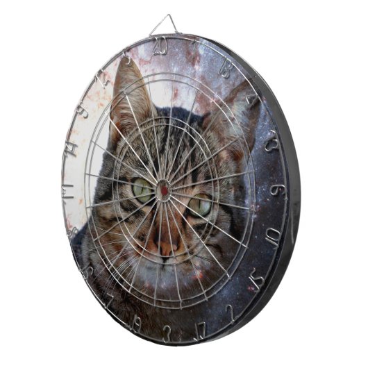 Weltraumkatze Dartscheibe (Vorderseite rechts)