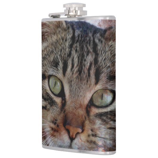 Weltraumkatze Flachmann (Links)