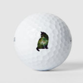 Weltraumkatze Golfball (Vorderseite)