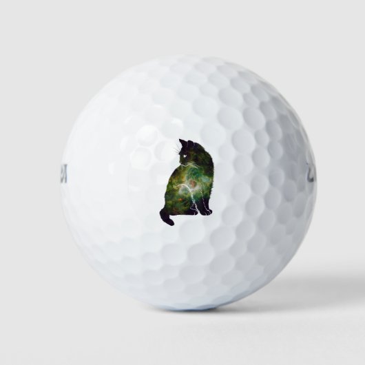Weltraumkatze Golfball (Vorderseite)