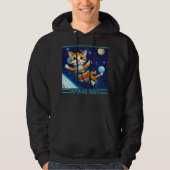 Weltraumkatze Hoodie (Vorderseite)