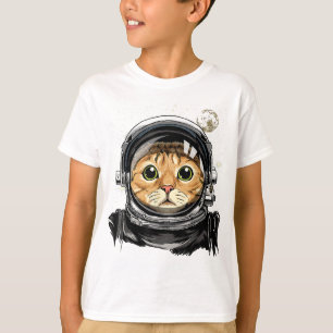 Weltraumkatze Kitty Astronaut Tierschaum Galaxie T-Shirt
