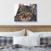 Weltraumkatze Leinwanddruck (Insitu (Schlafzimmer))