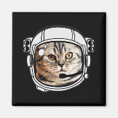 Weltraumkatze Magnet (Vorne)